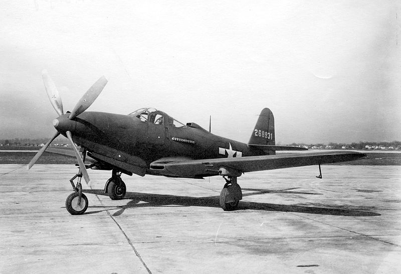 Bell Aircraft  P-63 Kingcobra fighter plane. US Air Force photo.