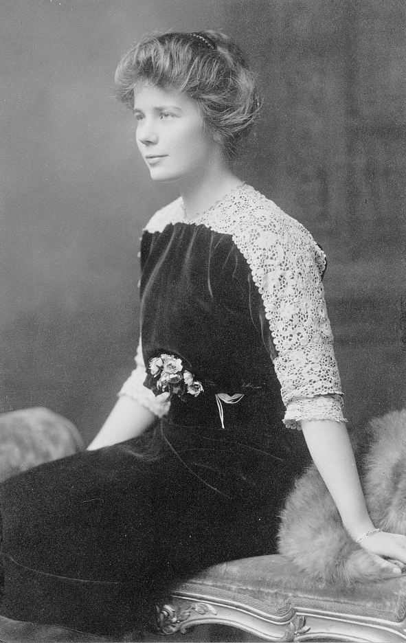 Ethel Roosevelt, fotografía tomada alrededor de 1912. Colecciones de la Library of Congress.