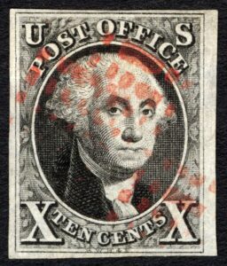 The George Washington ten cent stamp