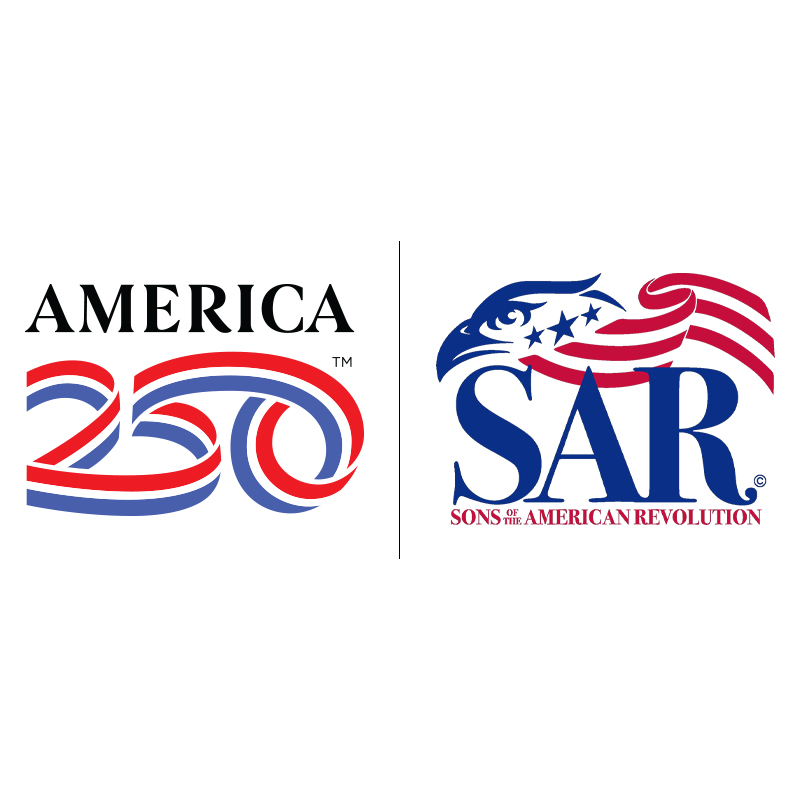 America250 and Sons of the American Revolution Logos