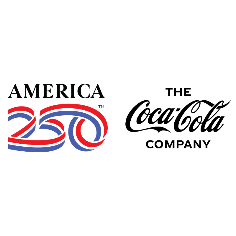 America250 and The Coca-Cola Company Logos